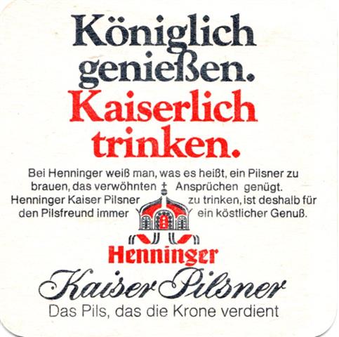 frankfurt f-he henninger kaiser quad 1b (185-königlich-krone weiß)